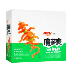 Hot & Sour Vegetarian Tripe - Made from Konjac, 12.7oz/ 20 individually pack