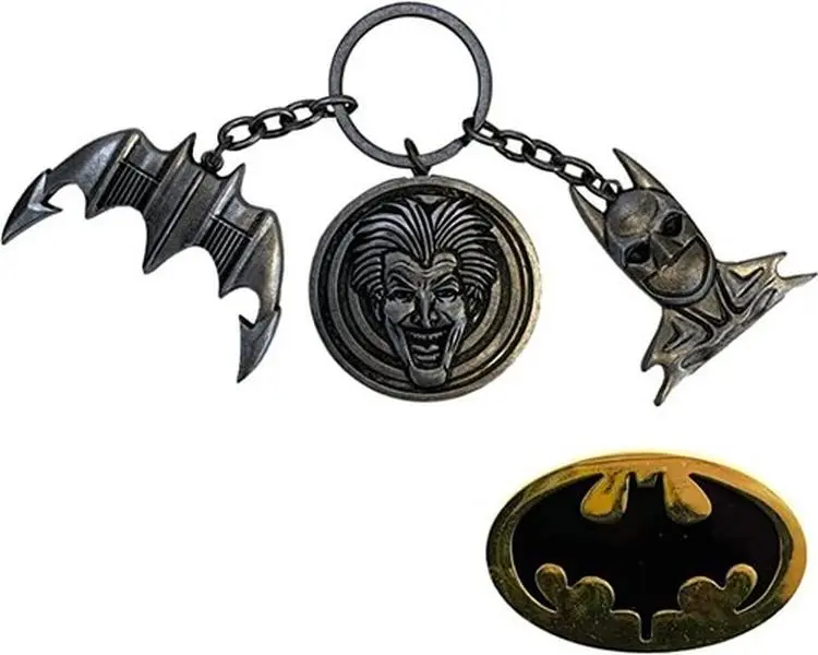Batman 1989 - CHS Keychain And Pin Set  [NOVELTIES] Keychain, Pin