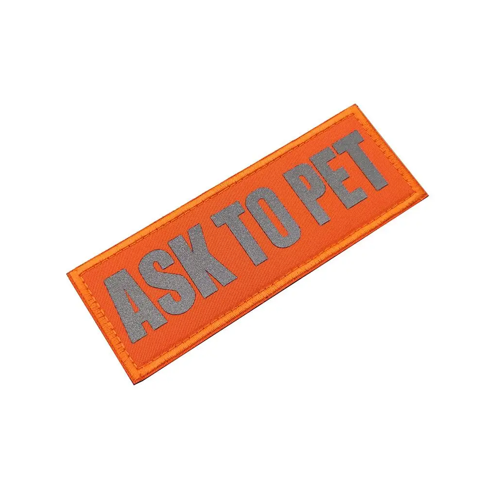 Pet Decoration Stickers, Reflective Dog Collar Sticker, Letter Print Pet Collar Patch, Dog Decoration Collar Patch