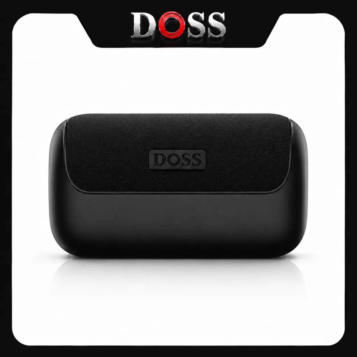 DOSS Bluetooth Earbuds, Wireless Ear Hook Headphones Bluetooth 6.0, Open Ear Clip-On Earbuds, Earphones with Hi-Fi Sound, ENC Noise Cancelling Microphone, Premium Charging Case, Lightweight Sport Headphones Compatible with iPhone Android