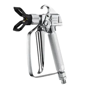 VEVOR Airless Paint Spray Gun, 3600PSI High Pressure Airless Paint Sprayer Gun with 517 Tip, Swivel Joint Airless Spray Gun Kit with Filters, Cleaning Needle and Brush, for Airless Spraying Machine