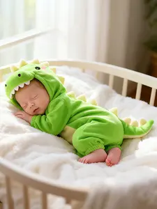 Halloween Baby Dinosaur Costume, Unisex Dinosaur Onesie Halloween Role Play Fun Costume Theme Party
