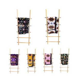 Native American Star Design Super Soft Blanket Single Layer Soft Plush Blanket 60"x80" Full Size Geometric Pattern Comfortable Cozy Home Decor