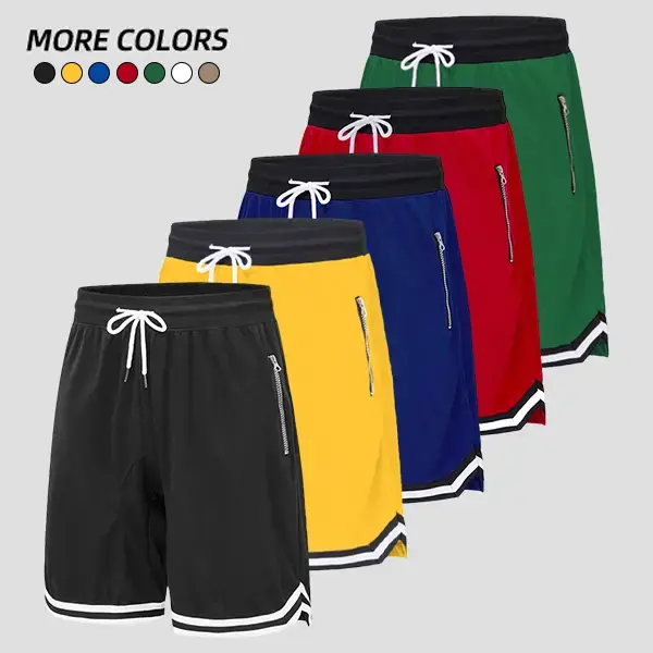 Men's 4PCS Fitted Cut Jersey Printed Mesh Sports Shorts - Lightweight, Drawstring Elastic Waistband, Active Athletic Gym Shorts for Basketball, Boyfriend-Style
