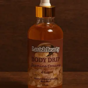 Jasmine Dreams Body Drip Body Oil 4 fl oz Moisturizing & Brightening for Soft Skin