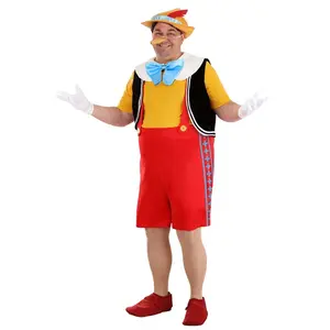 Plus Size Deluxe Disney Pinocchio Costume for Men (© Disney)