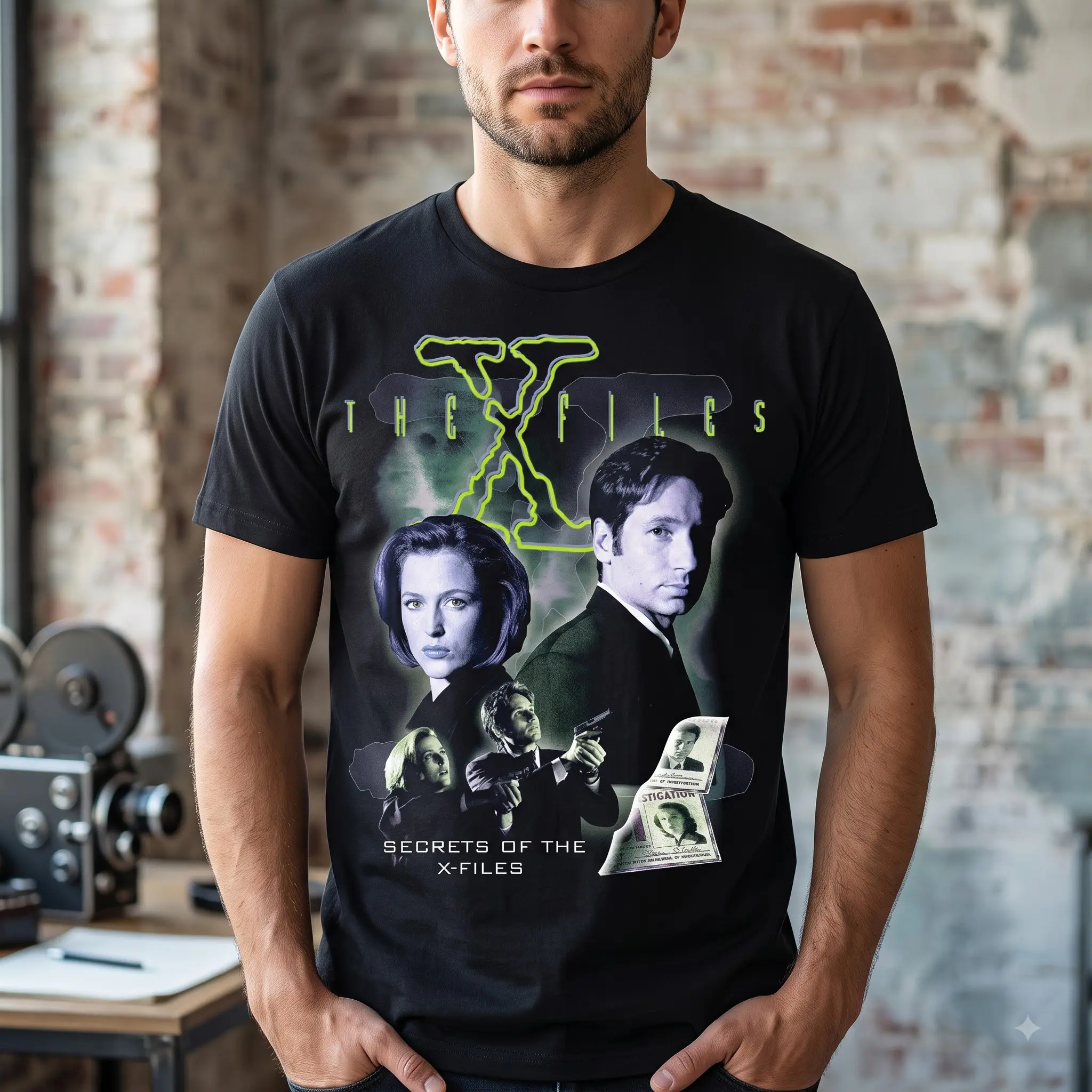 The X Files Graphic Tee, 90's Movie, Unisex Shirt, Horror movie, Dana Scully VT02