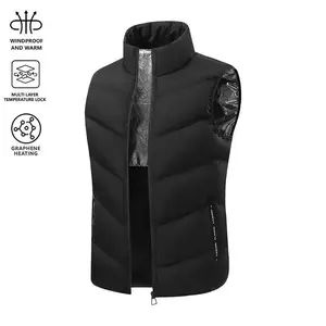 Autumn Winter Men's Casual Vest Casual Fashion Outdoor Vest Windproof Stand Collar Coat Menswear Stylish Tops Gilet Sleeveless