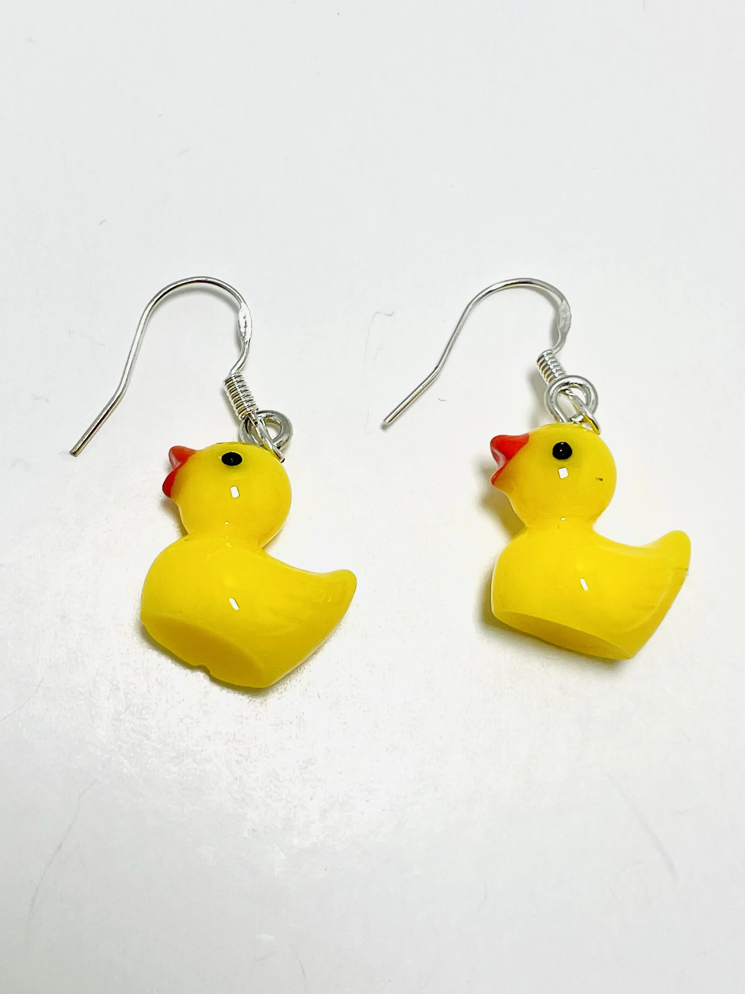 Acrylic Rubber Ducky Earrings – Handmade by Mad Mellow