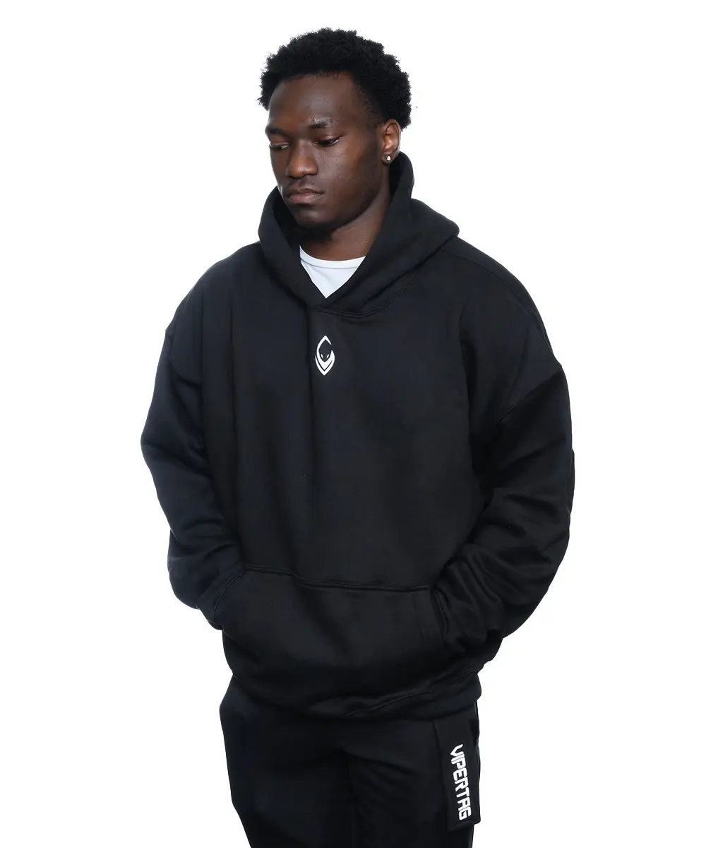 (Male / Female) VIPERHOODIE with unique and innovative VIPERTAG made with premium Pima cotton and fleece lining. Reflective branding, super soft and comfy. Limited quantities.