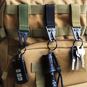 3pcs Nylon Webbing Eagle Mouth Hook Buckle - Backpack Hanging Buckle For Outdoor Camping Hiking - Durable & Secure - For Backpackers & Hikers - Ideal Gift for Adventurers