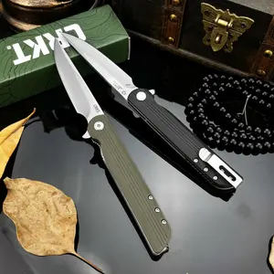 Best Selling 3810 Pocket Folding Knife, 8CR13MOV Blade G10 Handle, Hiking Multi-Purpose Portable Survival Knife EDC Hiking Outdoor Camping Knife