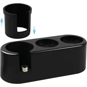 Espresso Tamping Station, Espresso Organizer Station Fit for 51/54/58mm Espresso Accessories, Plastic Espresso Station Coffee Tamper Station, Multifunctional Coffee Tools Organzier (3 in 1)