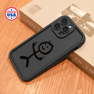 Cute little people.phone case durable protection, complete protection, trendy aesthetic case, fashion shockproof, iphone 14 Casing Cellphone