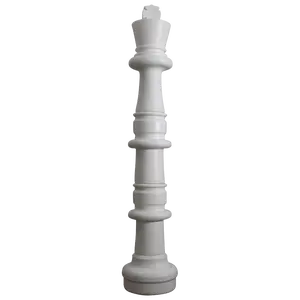 MegaChess 49-Inch Light Plastic King Giant Chess Piece, Compatible with Telescopic Board Games