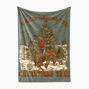 Rockin Around The Christmas Tree Blanket