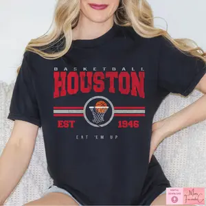 BERDETTALY HOUSTON 4 t shirts included Basketball Baseballt shirt Cricut  Shirt Design