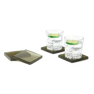 Bubble Glass Coaster Set of 4