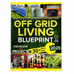 The Off-Grid Living Blueprint: DIY Science & Architecture Guide with 70+ Hands-On Projects - 100% Self-Sufficiency, Secure Essential Resources, Fortify Home, Crisis Survival Prep