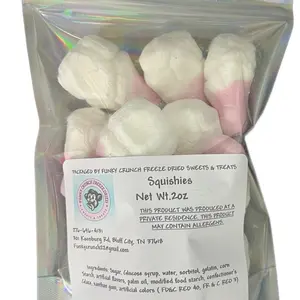 Freeze Dried Sweet-tart Squishies - 20 oz, Chewy Snack Treats, Made with Gluten-Free Ingredients, May Contain Allergens - Candy, Fruit, Nata fruit flavor
