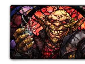 Goblin Mob Boss Playmat 14" x 24" Premium TCG Playmat