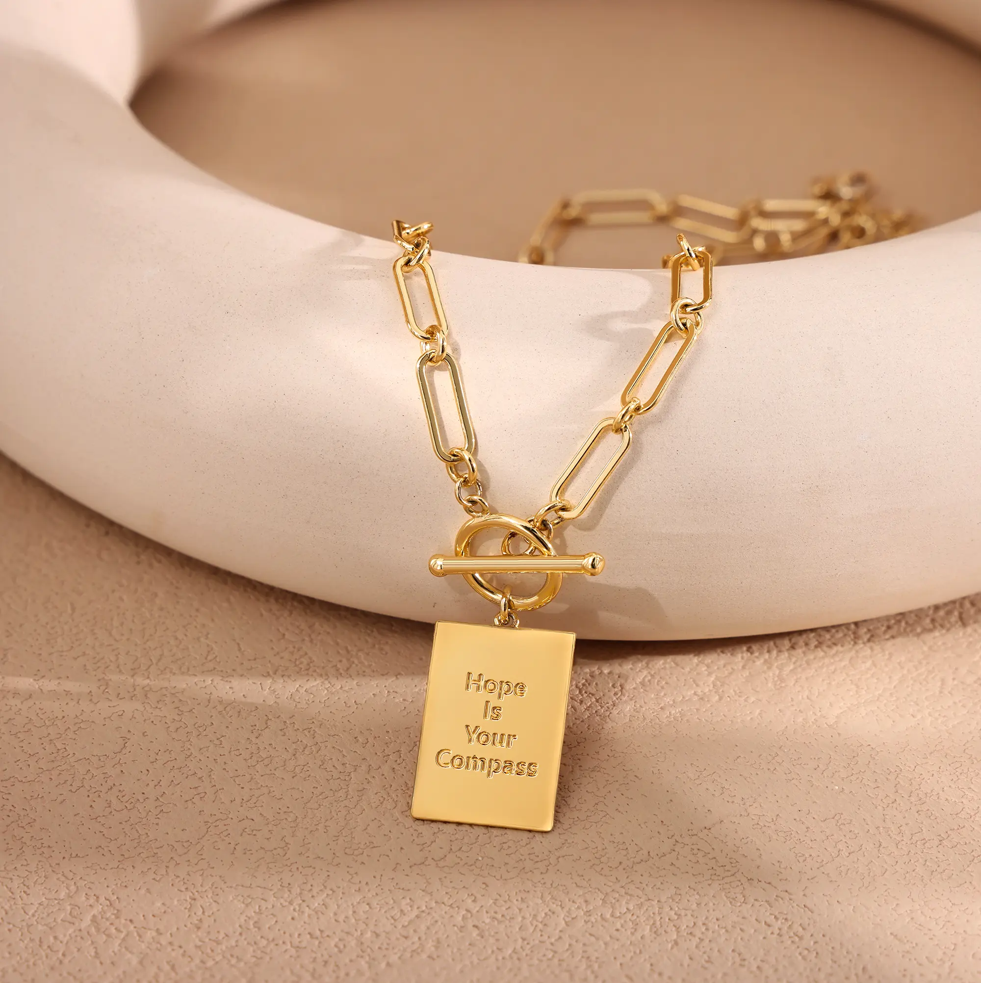 Tewiky Gold Initial Necklaces for Women, Toggle Clasp Square Letter Pendant Necklace Trendy Gold Dainty Paperclip Chain Necklaces for Women TikTokShopBlackFriday Jewelry Gifts Tewiky Gold Initial Necklaces for Women, Toggle Clasp Square Letter Pendant Necklace Trendy Gold Dainty Paperclip Chain Necklaces for Women TikTokShopBlackFriday Jewelry Gifts