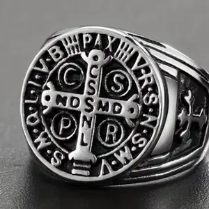 St Benedict Ring for Protection and Exorcist with Unique Design and Symbolic Elements