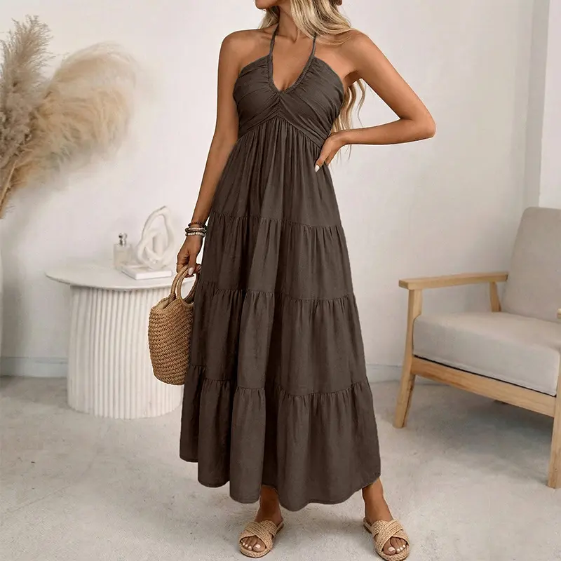 beaded dress maxi FORMAL A-LINE CHIFFON MAXI MOTHER OF BRIDE BEADED DRESS W/ SHEER 3 SLEEVES