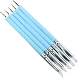 -5pcs  Clay Sculpture Tool,Clay Stylus DIY Indentation Tool, for DIY handicrafts, Sculpture Pottery, Mixing, Painting,  Art