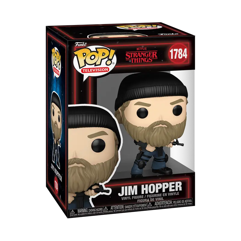 Funko Pop! TV: Stranger Things - Jim Hopper Season 5 Funko Vinyl Figure With Protector