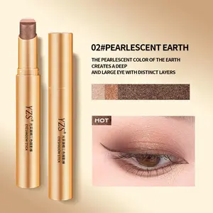 Eyeshadow Pencils Long Lasting Makeup Waterproof High Glossy Eye Shadow Stick,Glitter Glam White Smokey Versatile Hues Vivid Grays