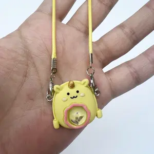 Cartoon Dollhouse Miniature Mini Bag Plastic Animal Bag Cartoon Doll Shoulder Bag Mini Colorful Cute Plush Doll Bag