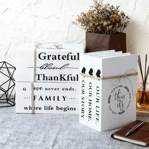 3pcs Modern Desktop Decorative Fake Books, Aesthetic Stackable Book Set, Coffee Table Decoration, Shelf Props, Photo Prop Books
