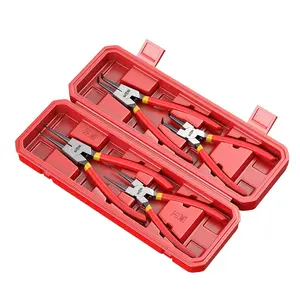 OUDISI 4-Piece Professional-Grade Metal Clamp Kit, Heavy-Duty Structure, 7in/9in Sizes, External Fixed Spring Combo, Precision C-Ring Tool for Fastener Removal, Four Pieces