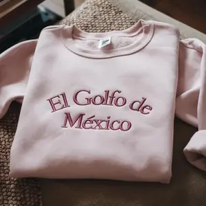 Embroidered El Golfo de México Sweatshirt, Gulf of Mexico Shirt, Vacation Mexico Shirt, Gulf of Mexico, Gulf of Mexico Forever Shirt Hoodie