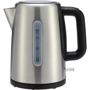 [New Deal] Stainless Electric Hot Water Kettle 1.8 Quarts (1.7L) 1500W BPA-Free Black and Silver