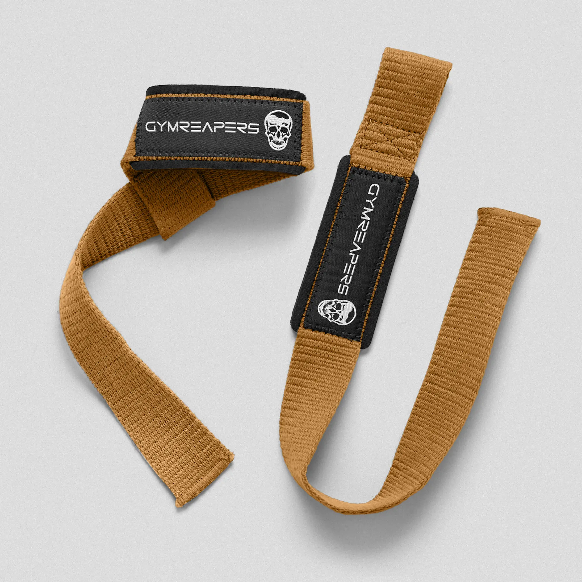Lifting Straps | Premium Padded Weightlifting Straps - Tan Lifting Straps | Premium Padded Weightlifting Straps - Tan