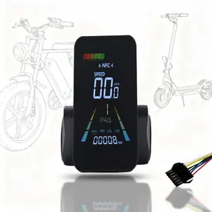 F3 LCD E-Bike Display – SM6PIN Waterproof Screen, NFC Unlock & Smart Control for E-Bike / E-Scooter | Multi-Voltage 18V–60V | Holiday Gift