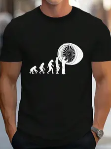 100% Cotton Aircraft Maintenance - Airplane Mechanic Aviation Technician T-Shirt Women's Men's Graphic Tee Crew Neck summer vacation Tops