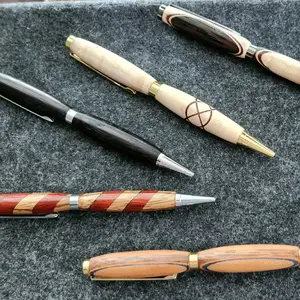 Hand Turned Pens, Set of 3, for 35.00 or 15.00 Each Wooden Accessories for Office and Home