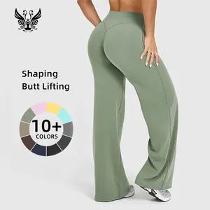 YIZHEN Women's High-Rise Loose Straight-Leg Athletic Joggers - Drawstring Baggy Flex Stretch Sports Pants, Breathable Athleisure Bottoms for Fitness Lifestyle, Casual Wear