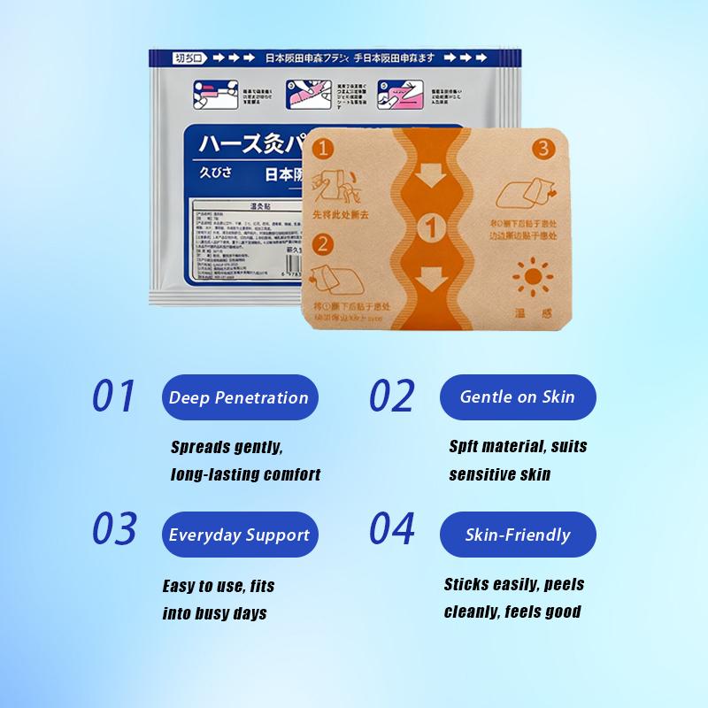 Brand Soothing Patch - Multi-Use Herbal Heat Patches with 7 Count for Natural Comfort & Long-Lasting Warmth - Suitable for Joints & Muscles,Pain Patch Heat Patches for Pain Relief Natural Pain Relief Patches for Knee Neck Shoulder ,asy to Apply