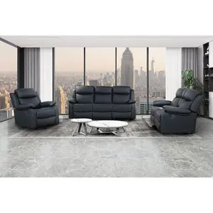 Luxury three piece sofa set for living room, extendable sofa with cup holder, suitable for living room, office, reading room, etc