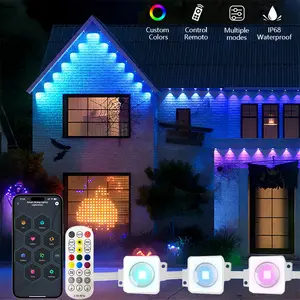 300FT Smart Outdoor Eaves Light    APP Control & Automation   IP67 Waterproof    Whole-Home Scene Customization