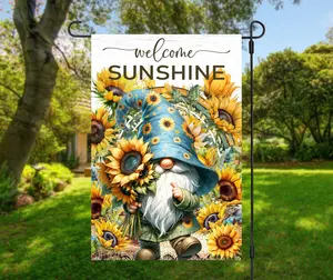 Welcome Sunshine 12x18 Garden Flag