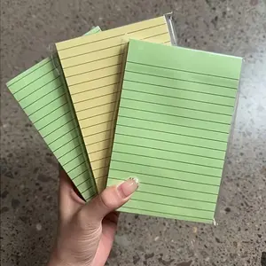 100pcs Colorful Thick Sticky Notes, Creative Memo Pad, Four Colors Available, Tear-Off Notepad, Office & Home Use, Space-Saving, Strong Adhesive