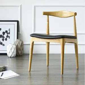 Furniture Hans Wegner Replica Kennedy CH20 Elbow Chair (Ash/Italian Leather)