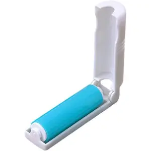 Blue Lint Roller, Reusable Foldable Portable Sticky Remover for Couch, Clothes Furniture and Carpet, Dog Hair Remover Cat Hair, Animal Hair, Fuzz Laundry