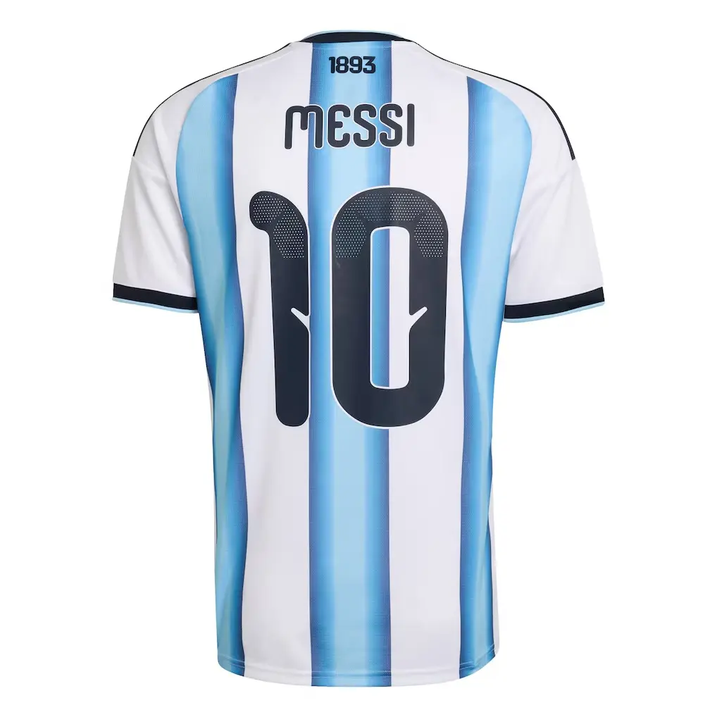 Unisex Soccer GOAT Messi Home Shirt 2026/27 Replica Jersey - White