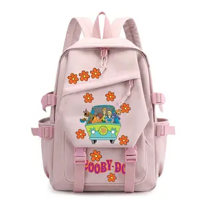 Viral TikTok Scooby-Doo Anime Backpack 2025! Full-Print Design + 17" Laptop Compartment  Waterproof & 3 Quick-Access Pockets for School/Con/Travel Stylish Casual Daypack Organized Daypack